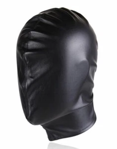 Maschera Integrale Pelle Passamontagna Stile Bdsm Giochi Fetish IN Coppia - Foto 1 di 2