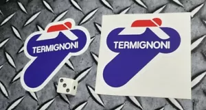 Termignoni Aufkleber x 2er Set 75mm x 75mm hochwertig wasserdicht Vinyl - Bild 1 von 1