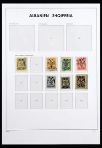 Lot 40285 Stamp collection Albania 1913-1997 in 3 Davo albums. - Picture 1 of 10