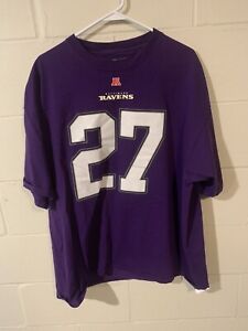 Baltimore Ravens T Shirt Mens 2XL Purple Ray Rice It's Showtime #27 NFL