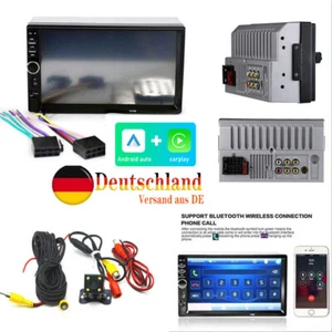 7Zoll Auto Video Player Touchscreen Radio Audio Stereo MP5 Player Rückfahrkamera - Bild 1 von 24