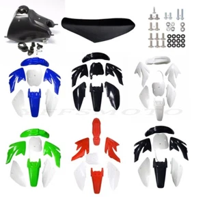 CRF70 Plastic Kit/Fuel Tank/Tall Seat/Bolts for ATC70 Trail CRF70F Pit Dirt Bike - Picture 1 of 52