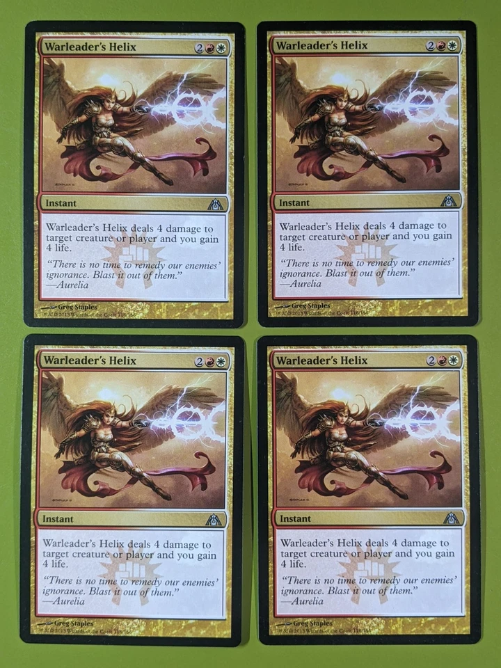 Warleader's Helix x4 Dragon's Maze 4x Playset Magic the Gathering MTG - Image 1 of 1