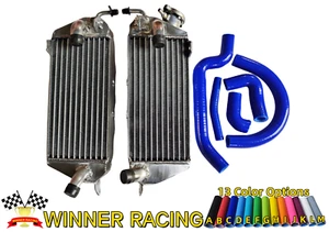 Radiador de aluminio + kit de manguera de silicona para Cagiva WMX250 WMX 250 1985-1988 - Imagen 1 de 7