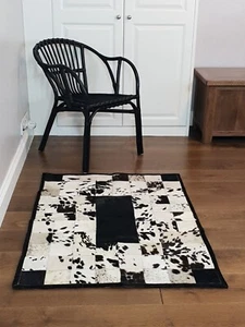 Cowhide Patchwork rug, Hair-On Fur Leather Rug, Animal Skin Rug , Peau vache - Picture 1 of 5