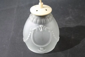 Old Hanging Lamp Glass Lamp Light Glass Lamp Vintage - Picture 1 of 10