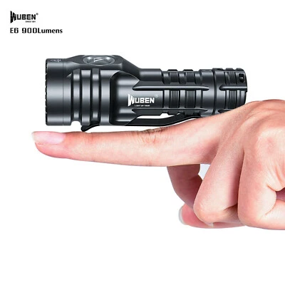 WUBEN E6 14500 AA 900 Lumens Mini EDC LED Flashlight Pocket Torch W/Battery - Image 1 of 4