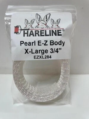 CUERPO PERLA E-Z. TODAS LAS TALLAS. HARELINE. TUBO MYLAR. ATAR MOSCAS MINNOW, CANGREJOS. NUEVO. Foto 1 de 4