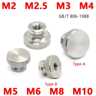 Rändelmutter GB806 M2 M2.5 M3 M4 M5 M6 M8 M10 Ersatz für DIN466 schöne Form - Bild 1 von 4