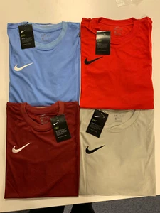 Nike Men's Dri-Fit active T-Shirts sports wear crew neck S-XXL Slim Fit - Picture 1 of 12