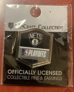 SPILLA PLAYOFFS BROOKLYN NETS 2021 NBA BASKET NYC DURANT KYRIE HARDEN - Foto 1 di 1