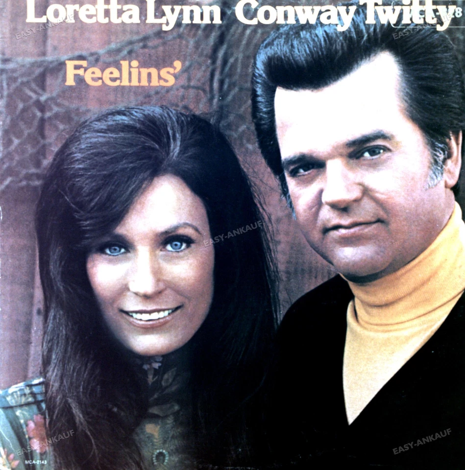 Loretta Lynn Conway Twitty - Feelins' LP (VG/VG) . - Photo 1/1