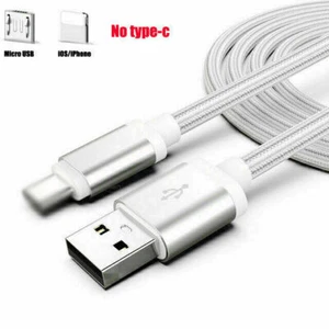 1-3M Useful USB Data Charger Charging Cable fit for iPhone Micro USB Type-C - Picture 1 of 17