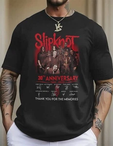 Camiseta Slipknot Rock Band 30 Aniversario Vintage 1995 2025 Hombre - Imagen 1 de 2