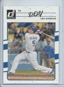 2017 PANINI DONRUSS AQUEOUS TEST PARALLEL COREY SEAGER /49 DODGERS ROY - Picture 1 of 1