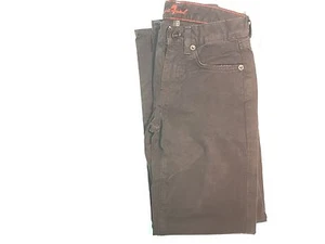 NEW Seven for All Mankind Boys RELAXED BOOTCUT TWILL PANTS 24x25.5 Sz 7 RTL $99 - Picture 1 of 6