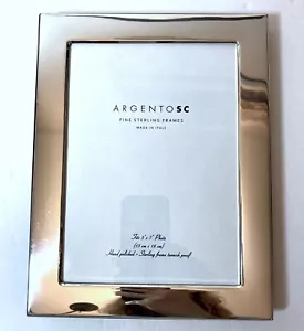 ARGENTO SC CASTELL VERSILBERTER POLIERTER RAHMEN 5x7" CABRIO ITALIEN OFFENE BOX - Bild 1 von 8