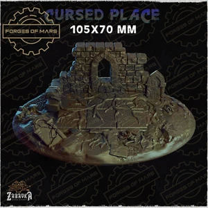 Bases - Cursed Place - Oval 105x70mm (x1) - Imagen 1 de 1