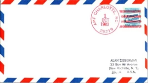 Pan American First Flight  Charlotte North Carolina AMF - Washington DC - 1983 - Picture 1 of 2