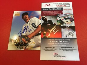 Masao Kida 1999 Skybox Primium Rookie Card Signed Auto JSA COA