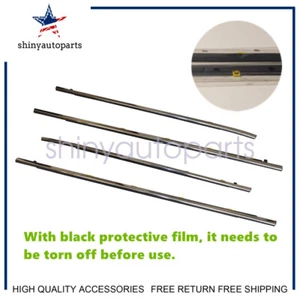 4pcs For Honda CR-V 2017-2022 Outer Window Moulding Trim Weatherstrip Seal Strip - Bild 1 von 9