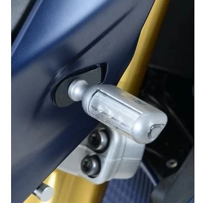 Kit adaptador indicador delantero R&G negro (par) BMW G310R 2017 - 2023 Foto 1 de 3