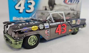 BLACK CHROME RICHARD PETTY 1/24 #43 1957 OLDS CONVERTIBLE DIECAST #20 OF 72 - Picture 1 of 12