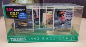 NASCAR 1992 TRAKS RACING 200 CARD MT SET 20 BONUS CARDS FACTORY SEALED - Picture 1 of 5