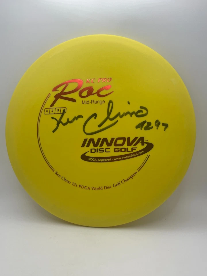 Innova disc golf Ken Climo Autographed KC pro roc(s) **choose weight /color*** - Image 1 of 4