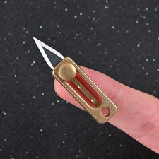 Mini Keychain EDC Knife Camping Equipment Unboxing Knife Rescue Survival Knife
