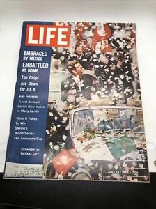 Life Magazine , July 13,1962 , The Chips Are Down For J.F.K, Embattled At Home - Picture 1 of 6