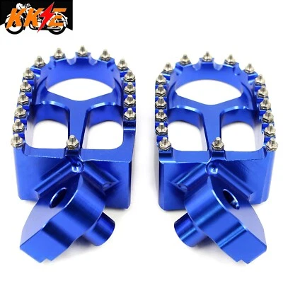 Juego de estriberas azules KKE para pit bike Yamaha WR450F 426F YZ85 YZ250 450F 1999-2019 Foto 1 de 4