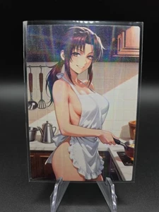 Revy Black Lagoon Anime Waifu Card Doujin ACG Goddess Holo - Picture 1 of 4