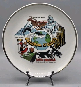 Vintage Universal Studios 7" Sammelteller (Jaws, Dracula, Battle of Galactica) - Bild 1 von 9