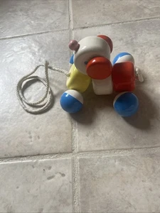 EDUCOLUX Toy Vintage Antique France Collection Pull Dog Rare - Picture 1 of 6