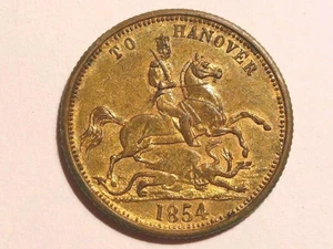 Cumberland Jack Token Großbritannien 1854 Münze - Bild 1 von 2