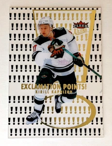 Kirill Kaprizov 2021-22 Upper Deck Fleer Ultra - ¡Puntos de exclamación!  Oro #EP-4 - Imagen 1 de 2