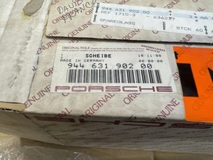 Genuine PORSCHE 944 fog light glass front right 94463190200 NOS NEW - Picture 1 of 8