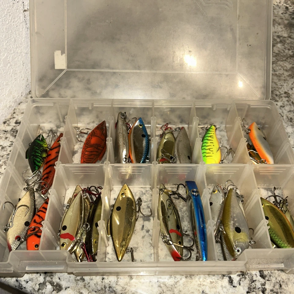 Vintage Fishing Lure Lot Of 25 Bill Lewis Rat L Trap - Image 1 of 4