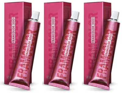 3 Pack Framesi Framcolor 2001 Color 5CB Light Chestnut Cool Brown 2 oz 5 CB - Image 1 of 2