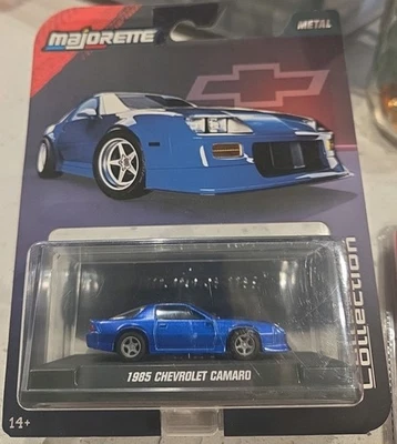 2025 Majorette Collection Series DieCast Car 1985 Chevrolet Camaro Blue New - Image 1 of 2