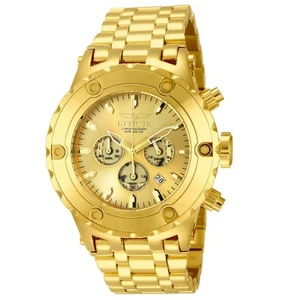 Invicta Men's 14506 Reserve Chrono Gold Dial Gold Plated Stainless Steel Watch - Picture 1 of 10