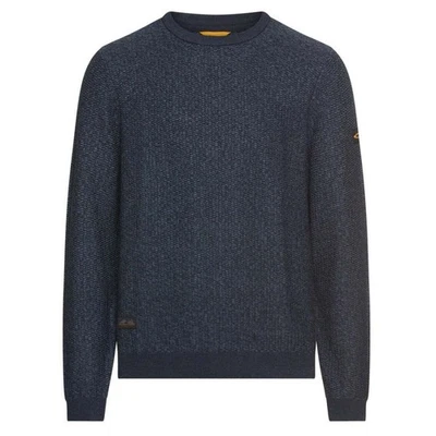 Camel active Jersey de Punto Hombre Regular Fit Azul 6K07 409500 47 Tintado Azul - Imagen 1 de 4