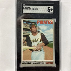 1970 Topps #350 Roberto Clemente Pittsburgh Pirates Graded SGC 5 HOF - Bild 1 von 2