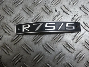 BMW R75 750 5 Ez : 73 Emblem Bench Rear 69072 - Picture 1 of 7