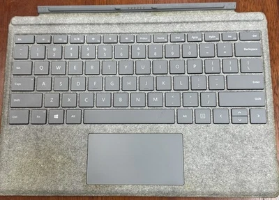 Microsoft Surface Pro 3, 4, 5, 6 Tipo Cubierta Teclado Retroiluminado Modelo 1725 - Gris Foto 1 de 4