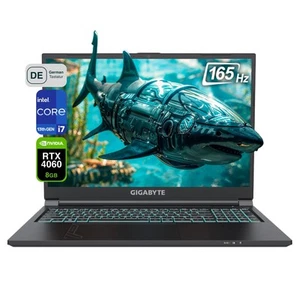 GIGABYTE G6 Gaming Laptop, i7-13620H, 16" WUXGA, RTX4060, QWERTZ, W11Pro - Afbeelding 1 van 9