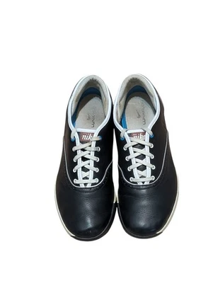 Nike Lunar Swingtip Golf Shoes Women's 8.5 Black White Spikeless Leather Low Top - Image 1 of 4