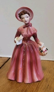 Vintage Porcelain MISS GRACE #B2886 Figurine FLAWs 5 1/2" Little House - Picture 1 of 6
