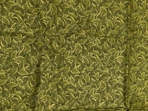 Green Leaves Kensington Studios Quilting Treasures 26 Inches X 42 Inches Wide - Picture 1 of 6